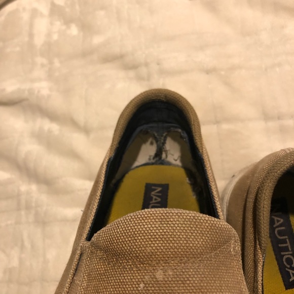 Nautica Canvas Slip-On Shoes, well loved - Picture 3 of 8